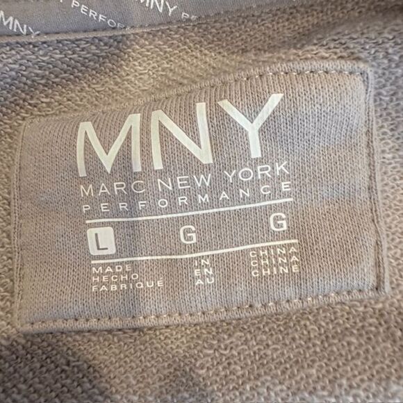 MNY Marc New York Performance Crew Neck French Terry Sweatshirt Ties Size Large - Picture 6 of 11